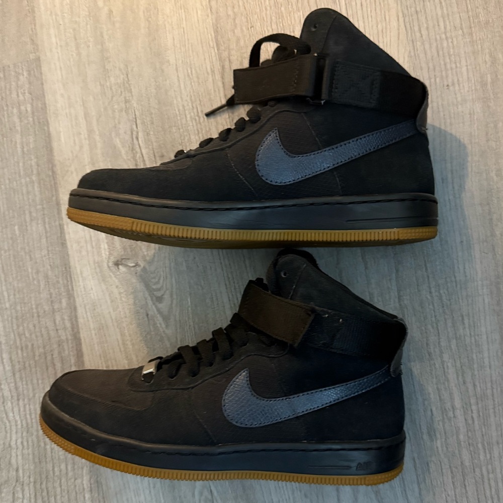 Black Suede Nike AF1 High